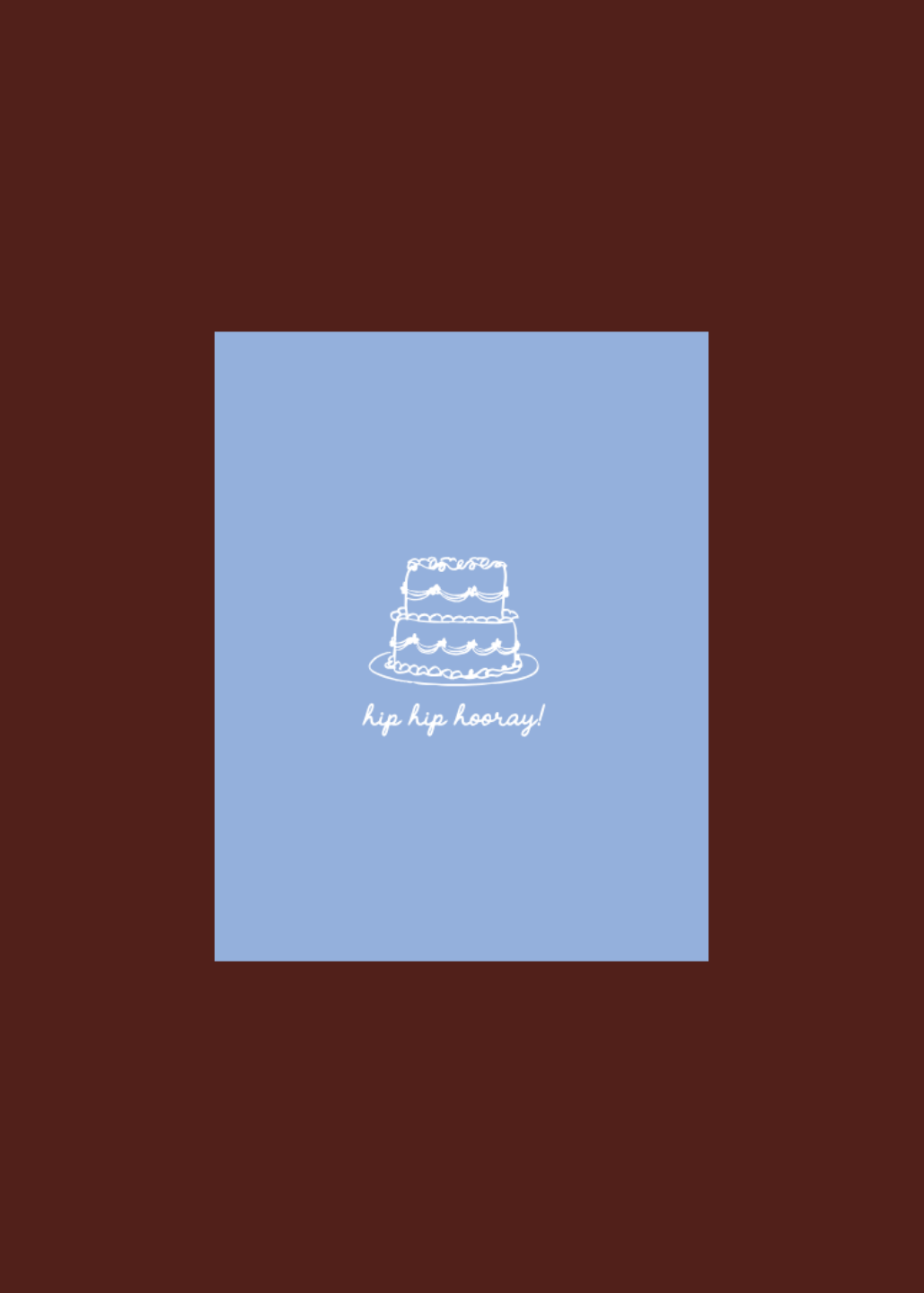 HIP HIP HOORAY — Cake