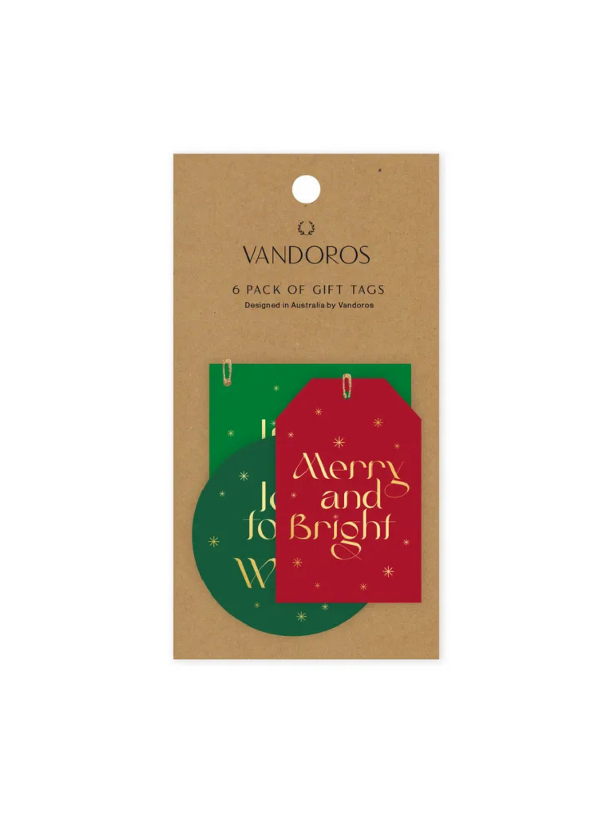 Christmas Gift Tag — Pack of 6