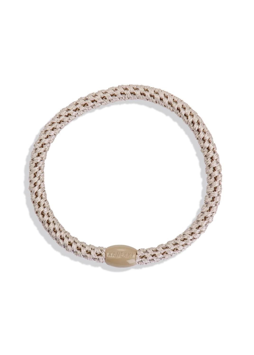 KKNEKKI Original Hair Tie — Slim Hint of Pink
