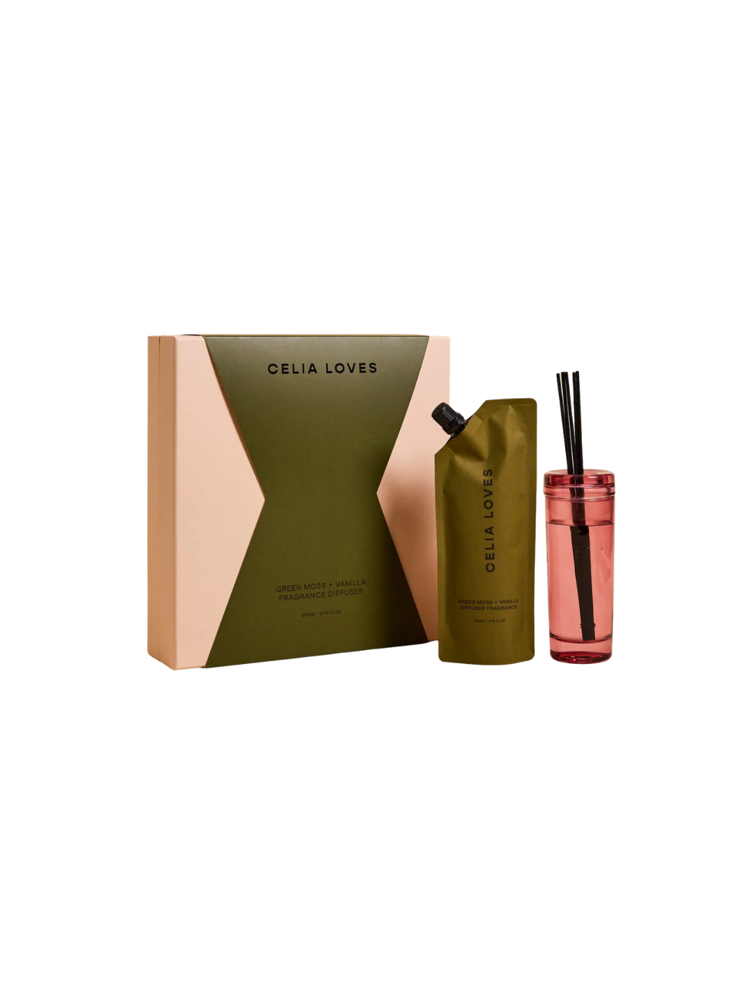 Green Moss & Vanilla - Diffuser Gift Set