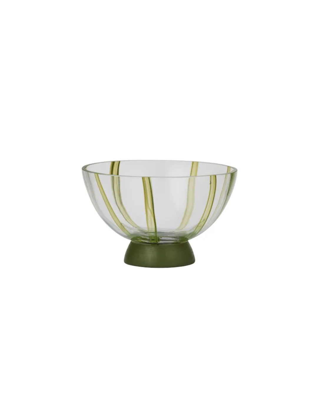 Raya Glass Foot Bowl — Large
