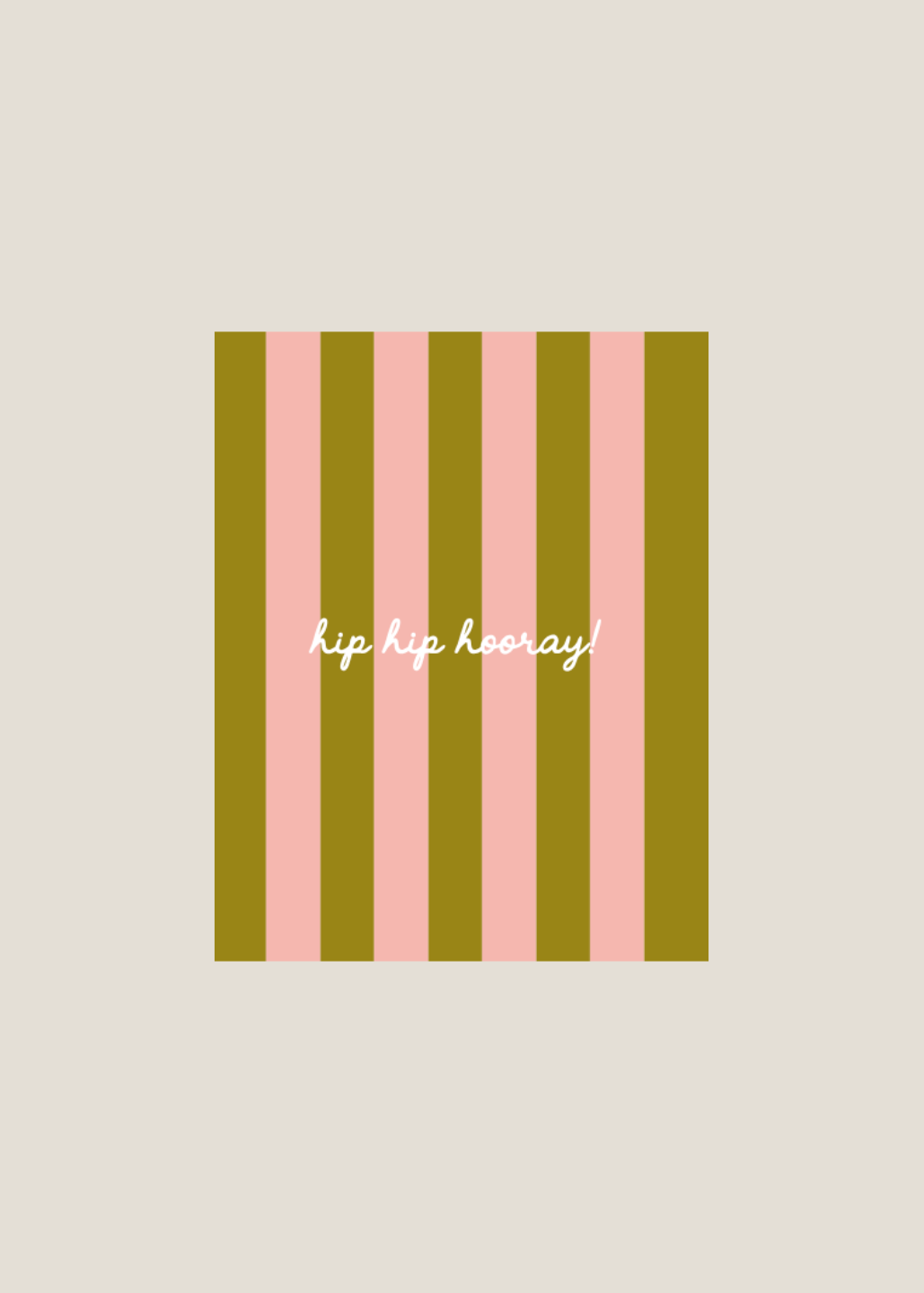 HIP HIP HOORAY — Honey Stripe