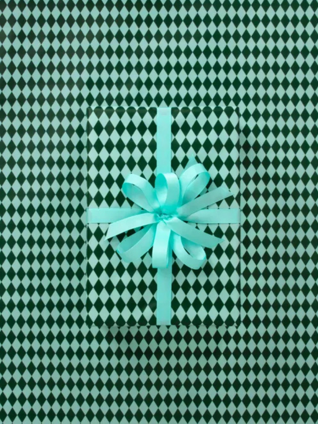 Diamond Evergreen Wrapping Roll — 10m