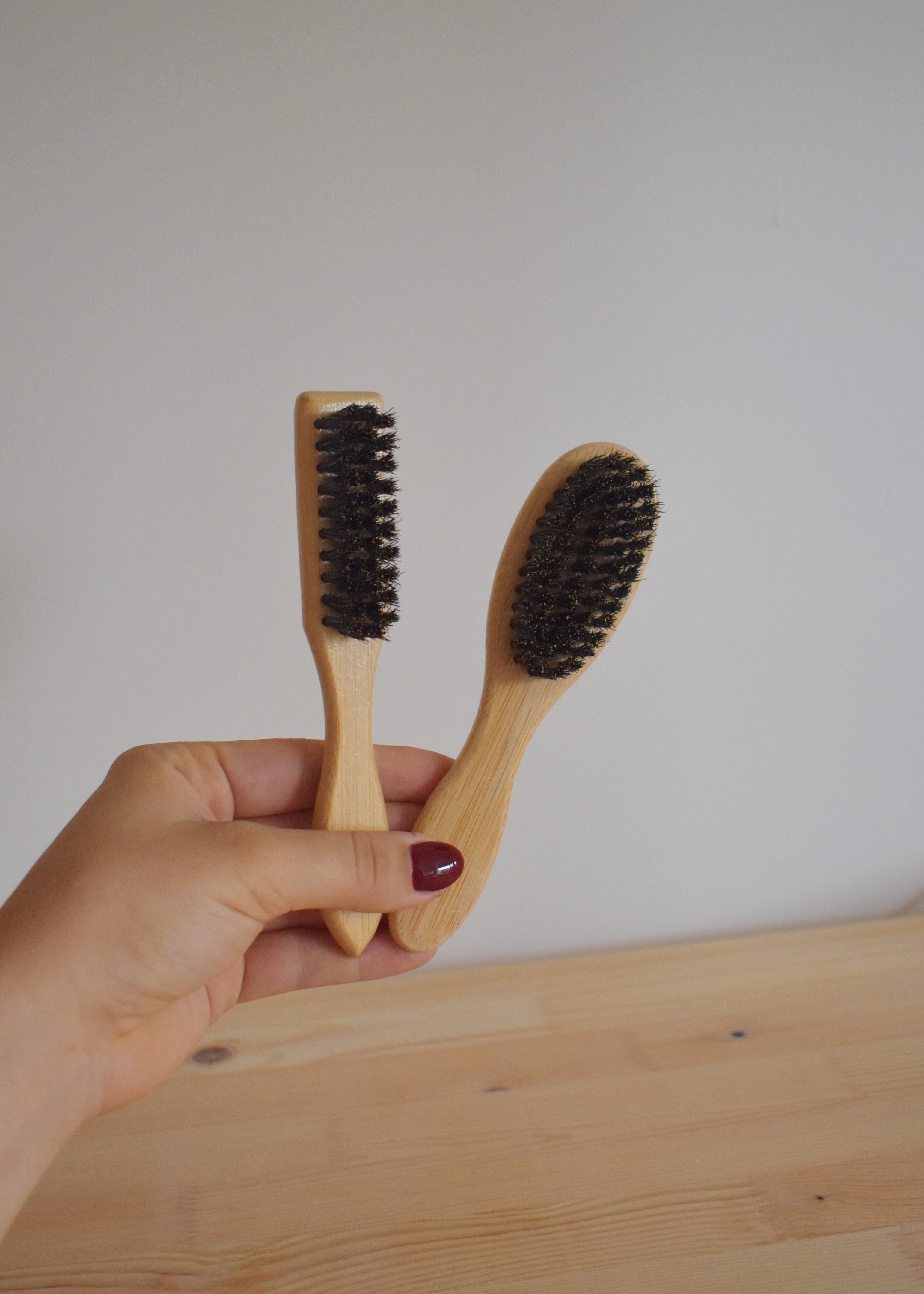 Slick Back Brush — Bamboo