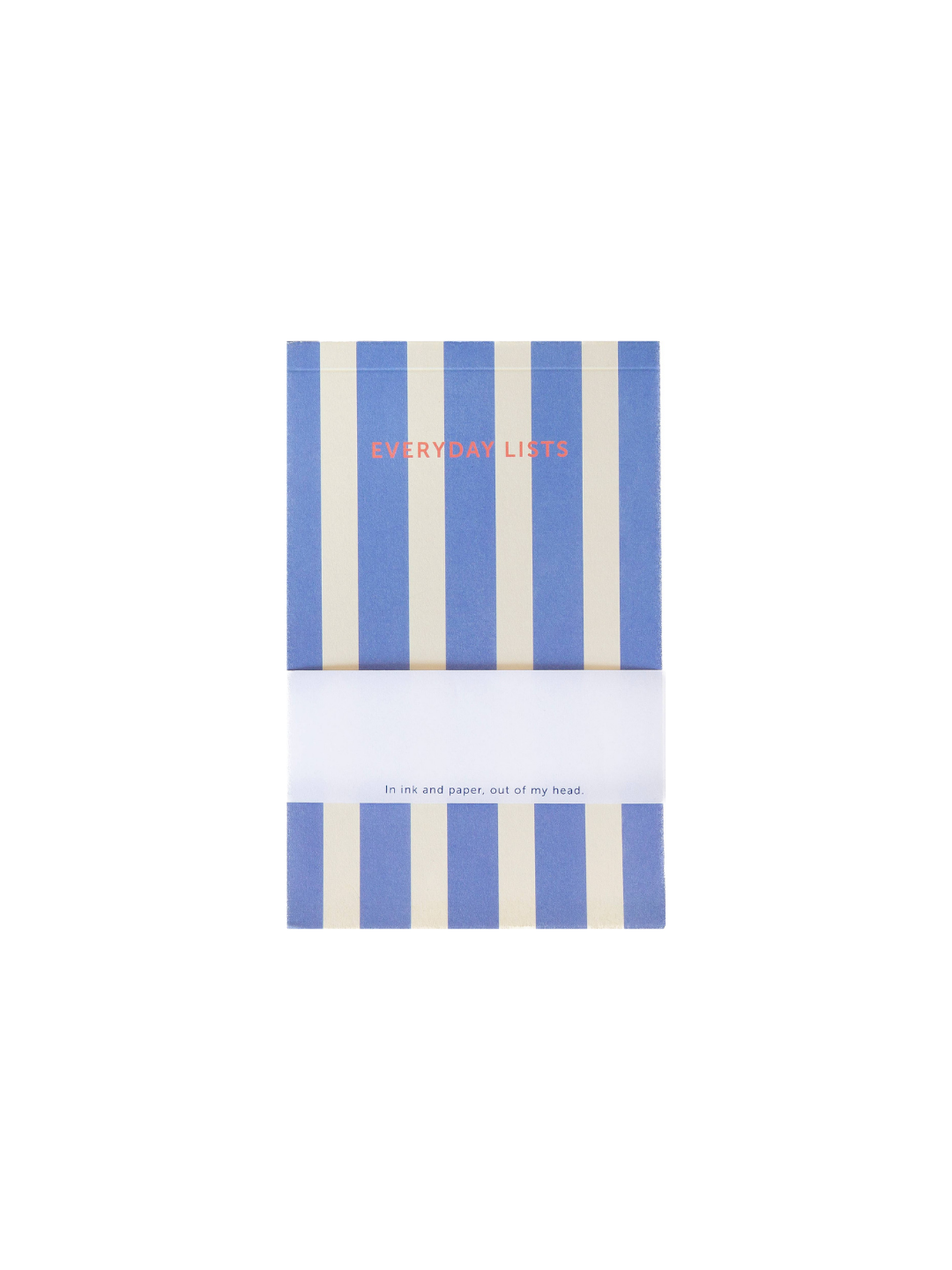 Notepad — Blue Stripe