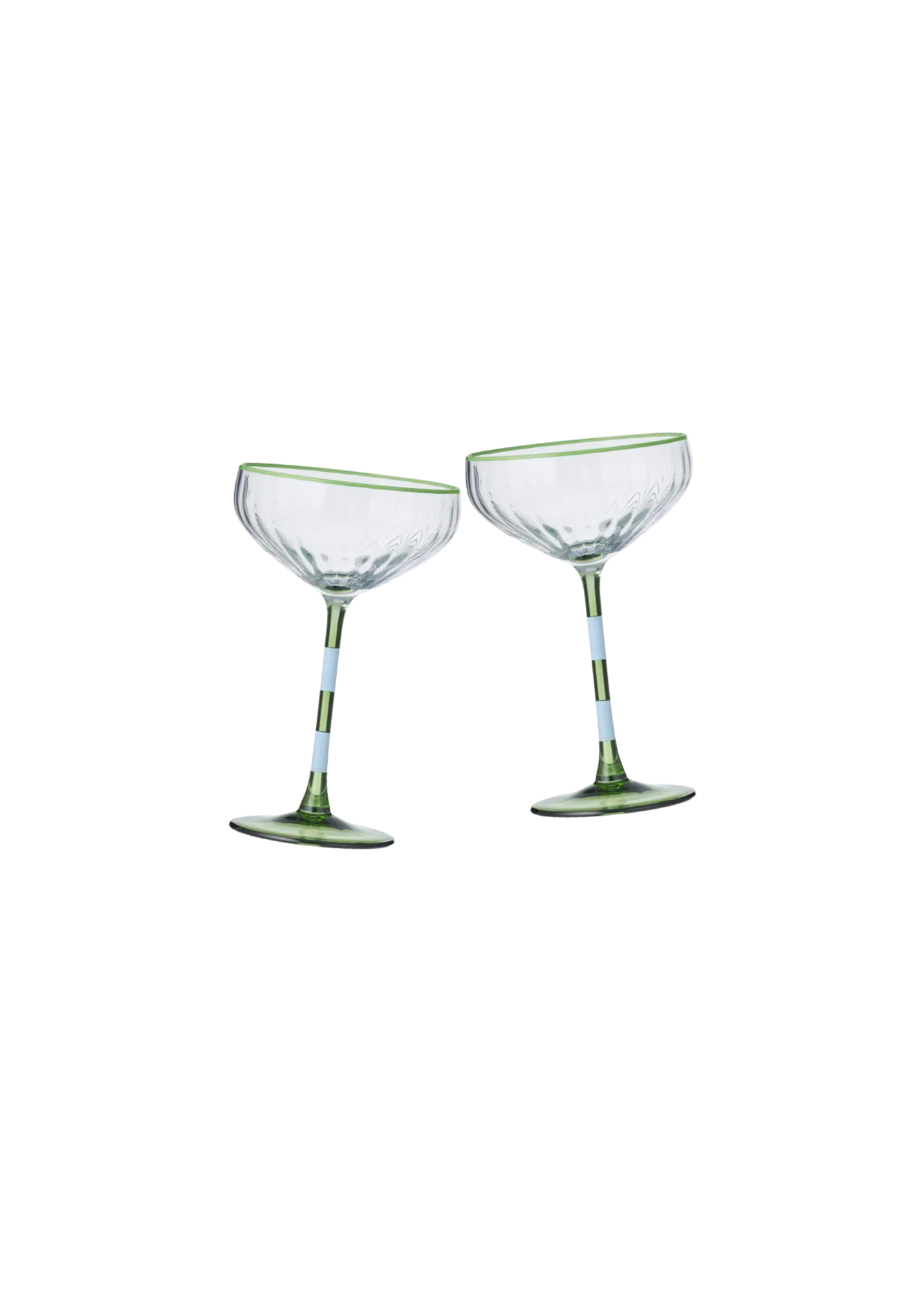 Lena Glass Coupe — Pair