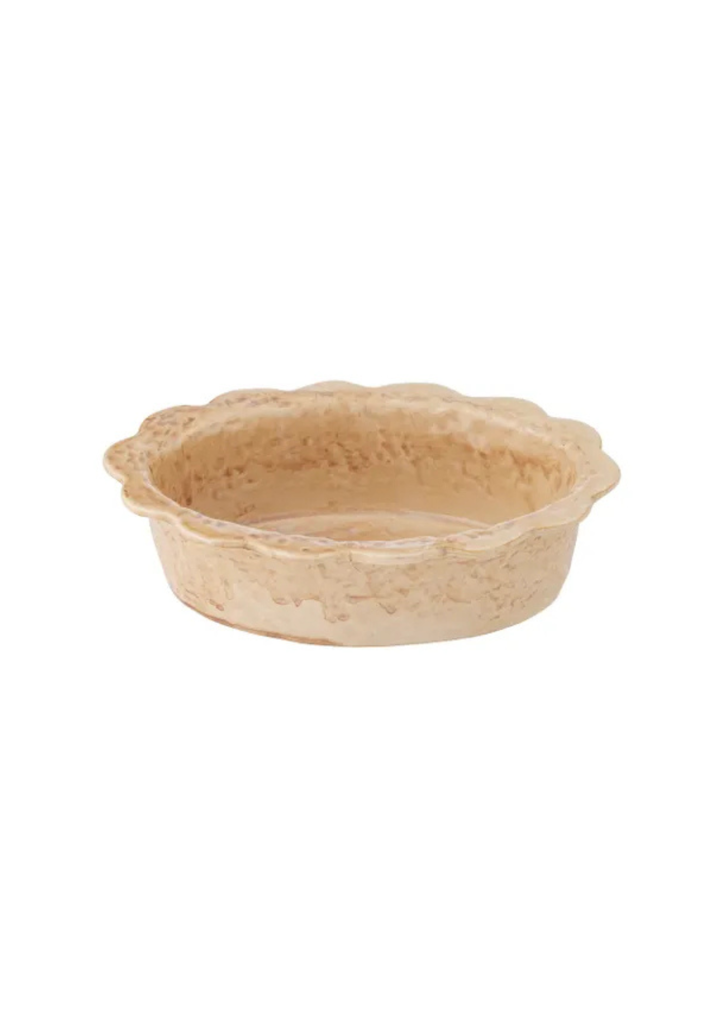 Large Tarty Oval Ceramic Dish — Tan