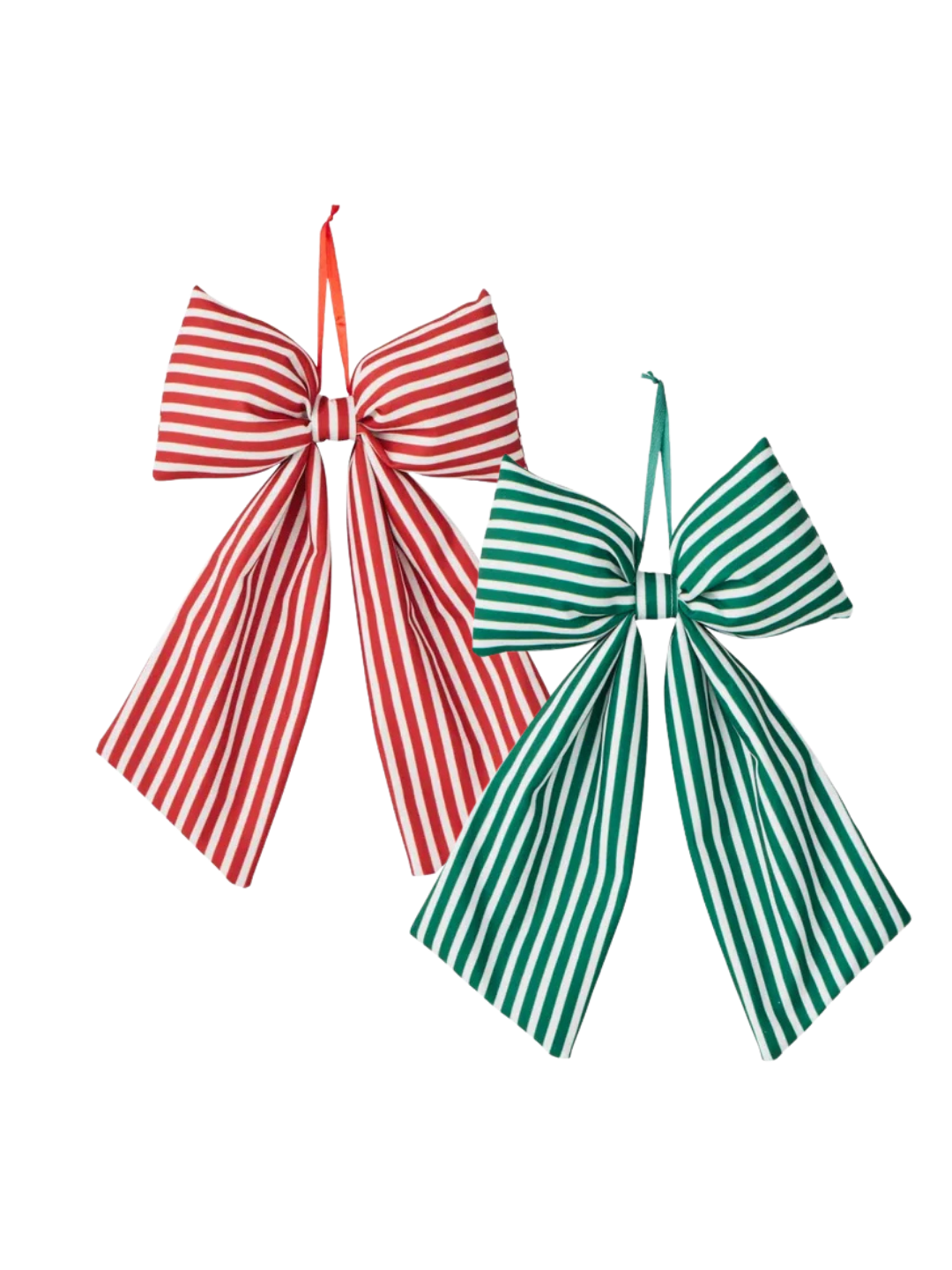 Classic Pinstripe Hanging Bow