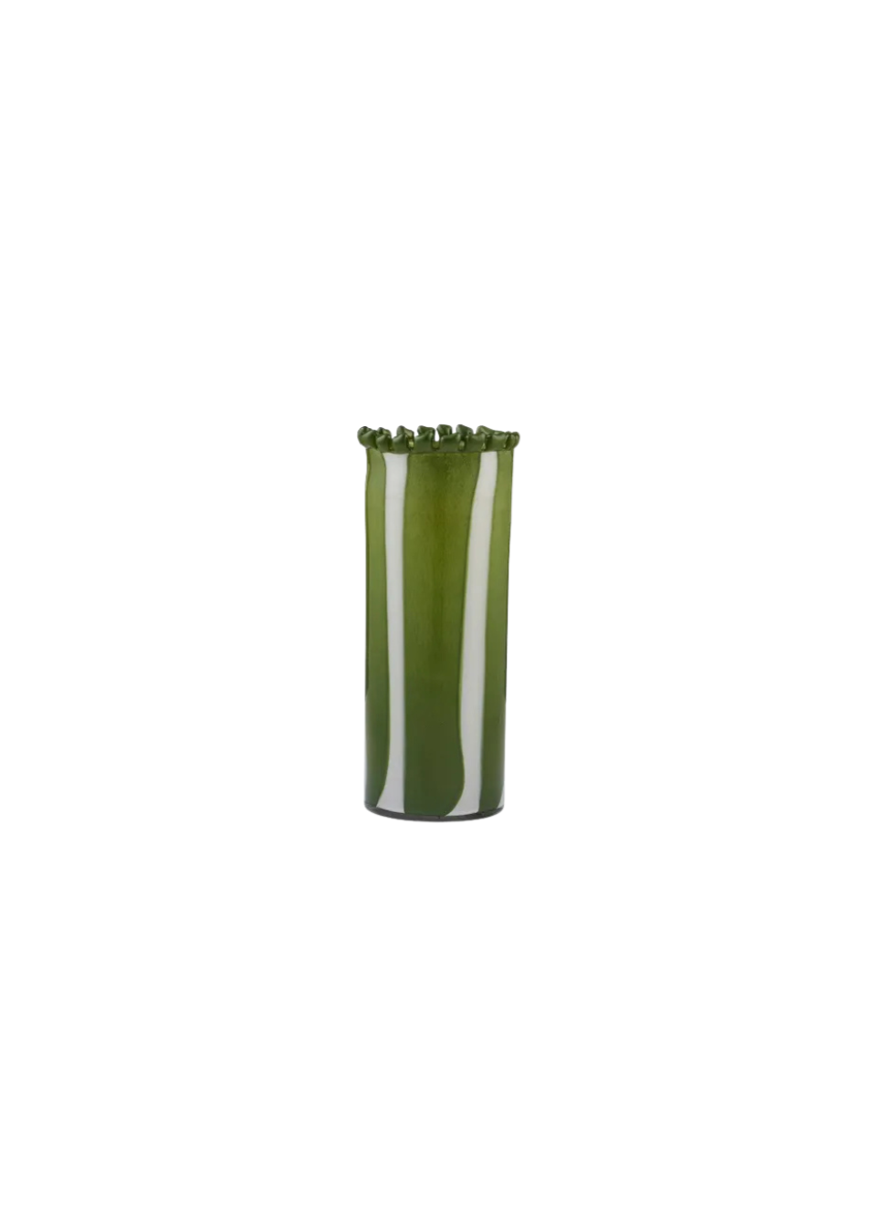 Pettine Stripe Glass Vase — Large