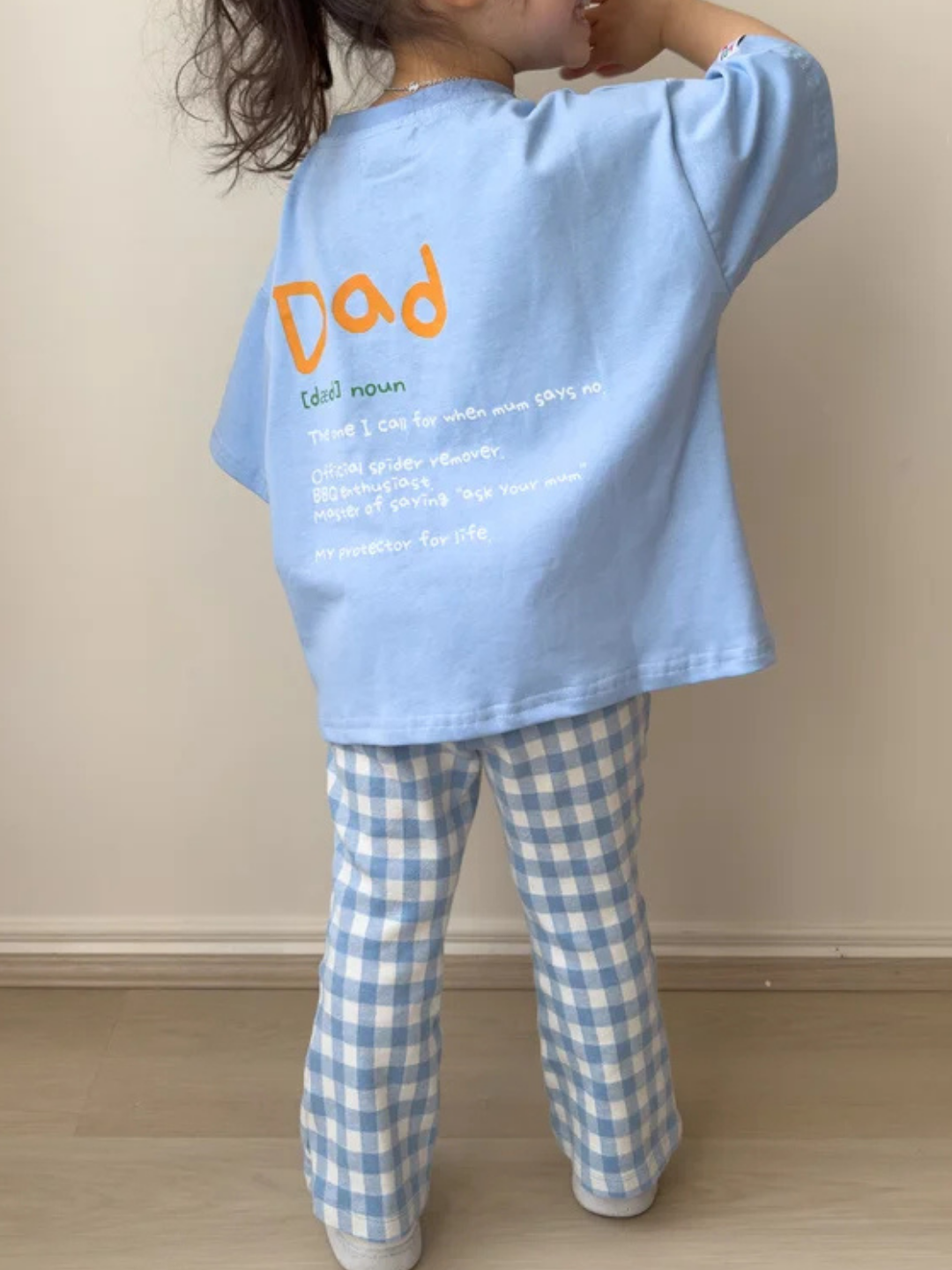 My Dad Fixes Everything — Blue Kids Tee