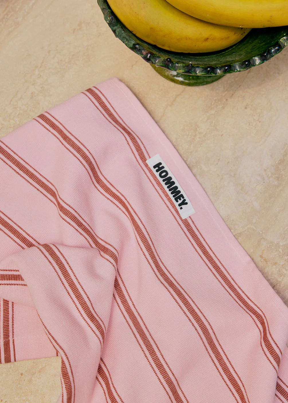 Rose Stripe Tea Towel — Hommey