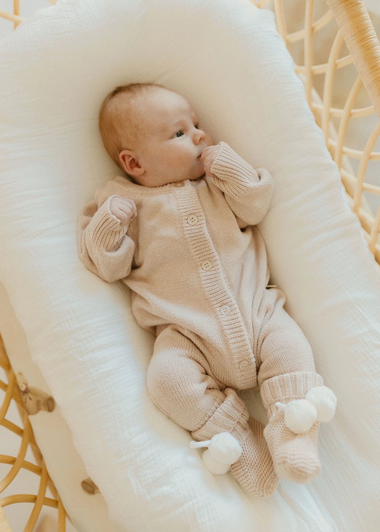 Classic Knit Romper | Biscotti