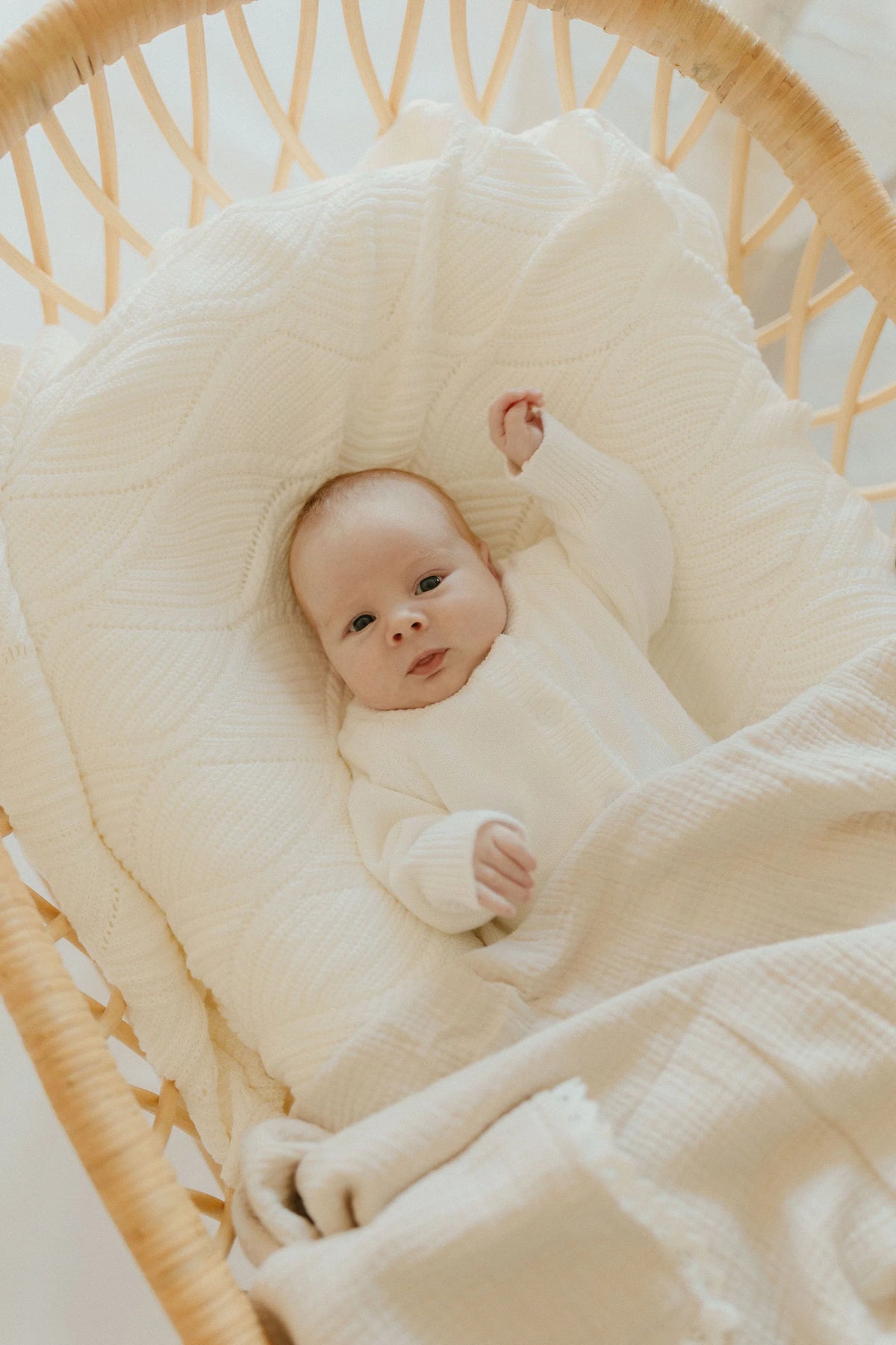 Classic Knit Romper | Milk