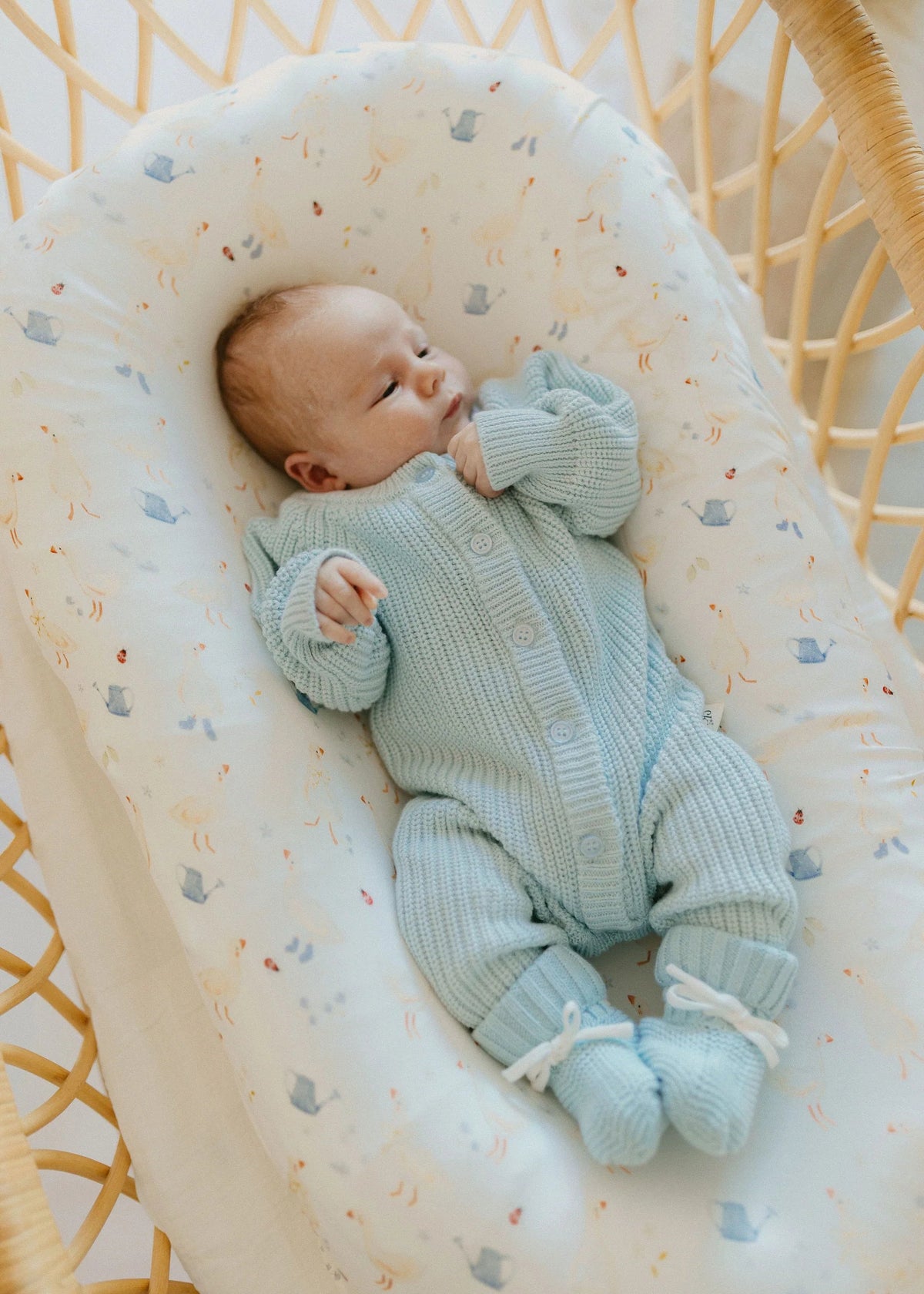 Chunky Knit Romper | Traditional Blue