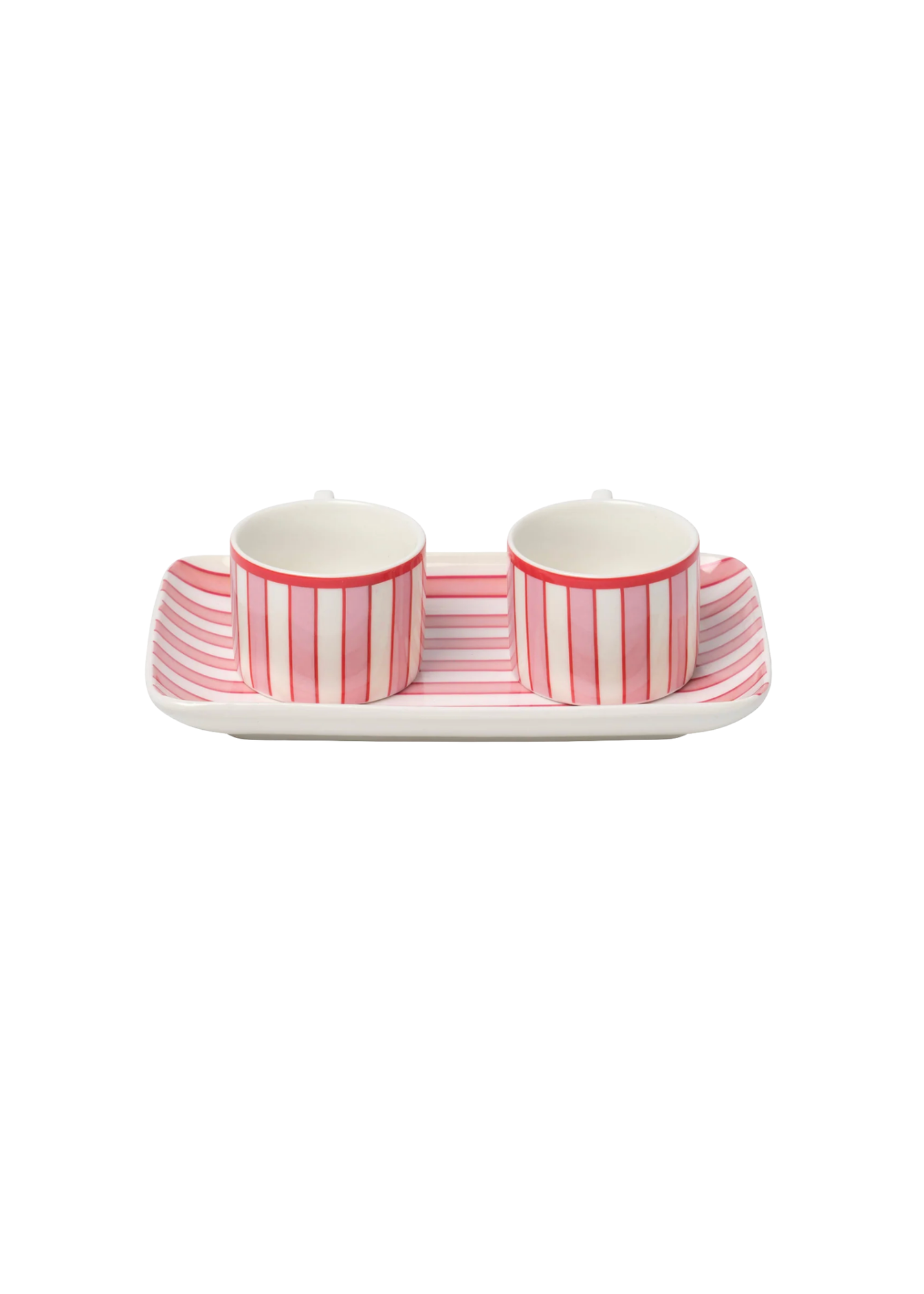 Red Stripe — Espresso Set
