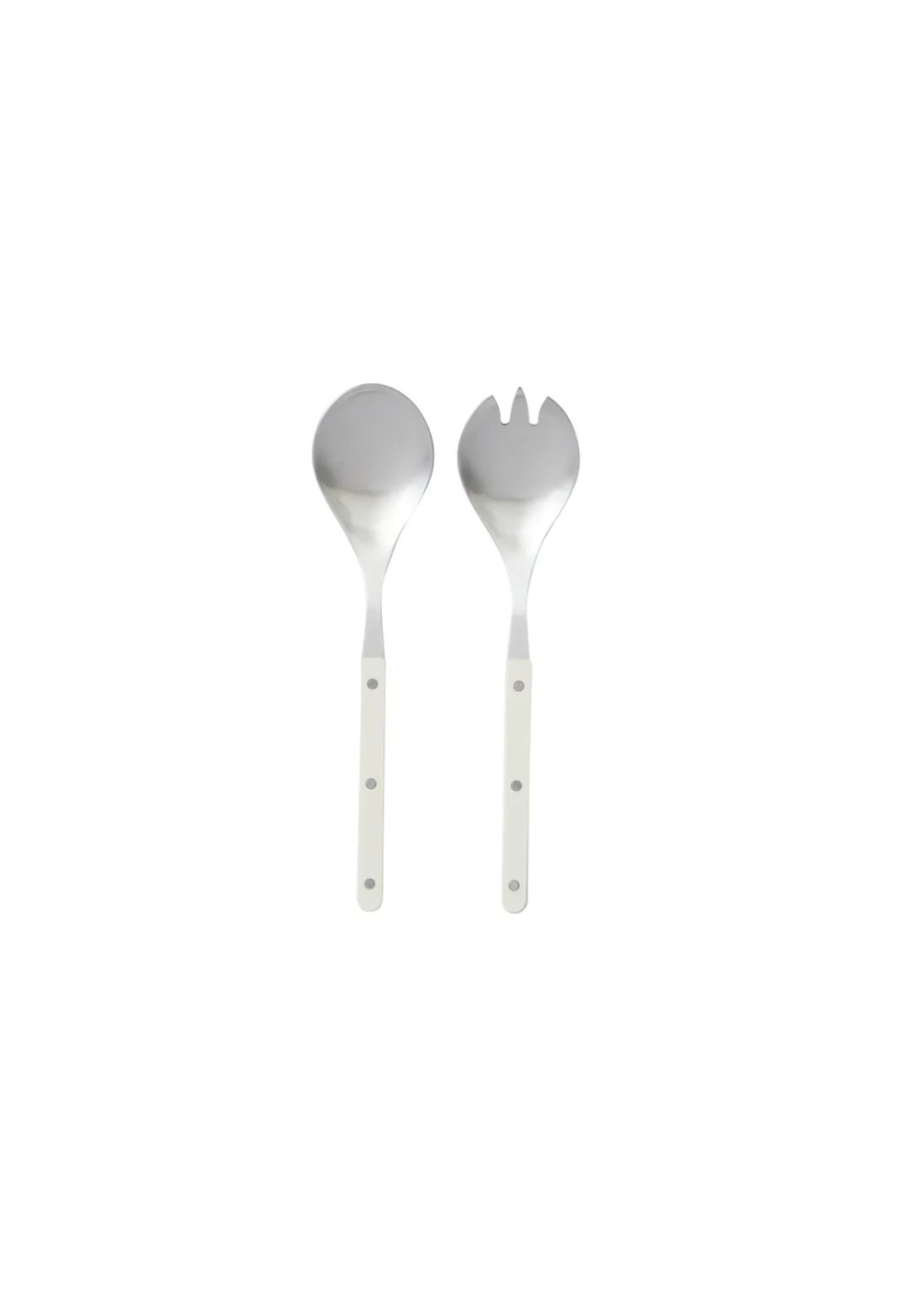 Remy Salad Servers — Ivory