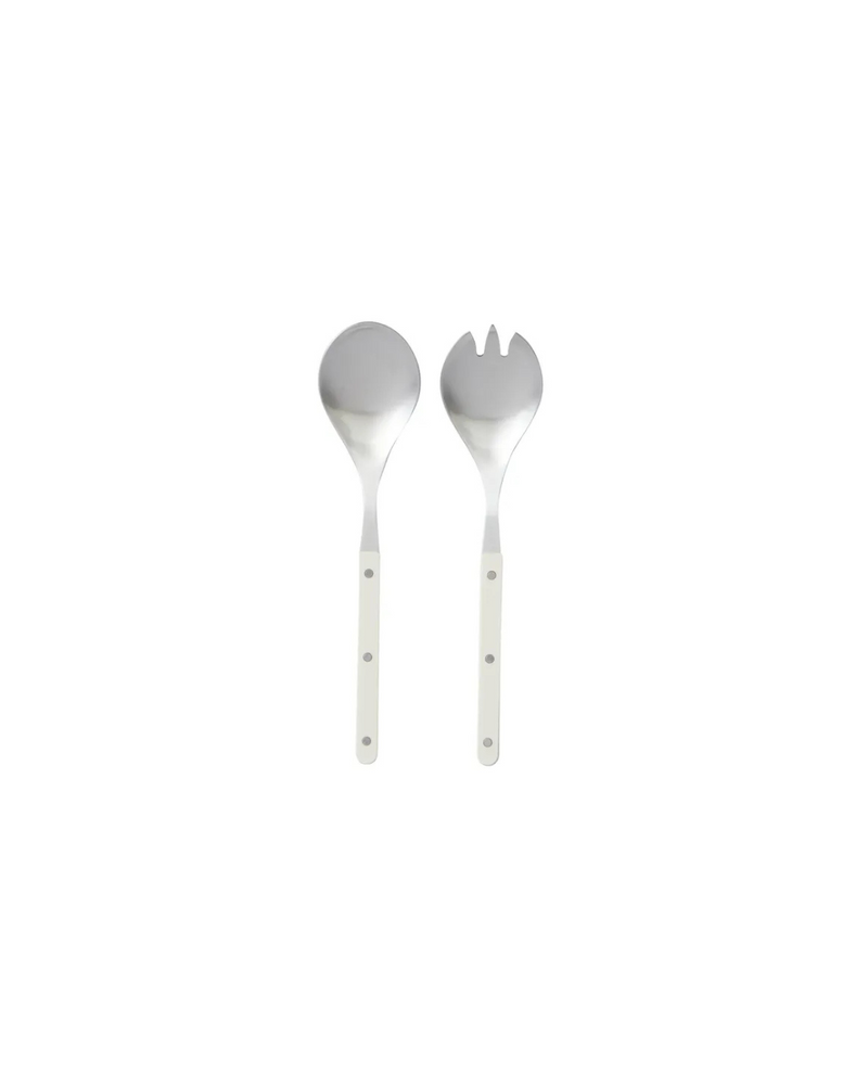 Remy Salad Servers — Ivory
