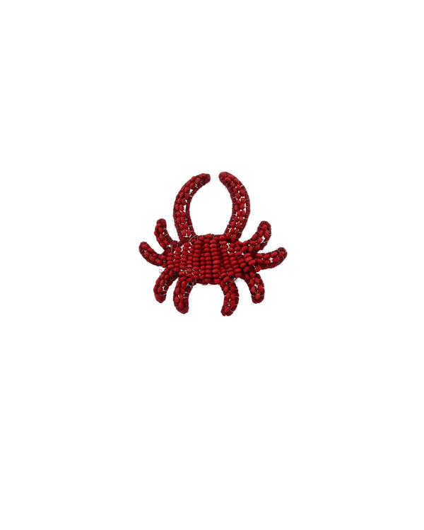 Crab Beaded Napkin Ring