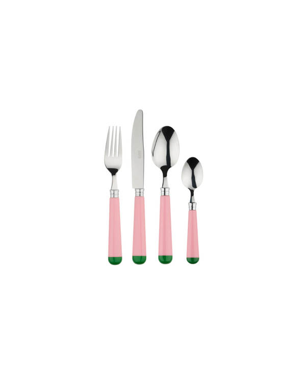 Pink & Green Cutlery Set — In The Roundhouse
