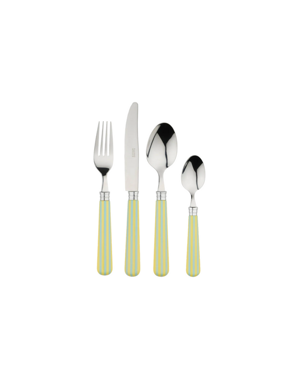 Lemon & Blue Cutlery Set — In The Roundhouse
