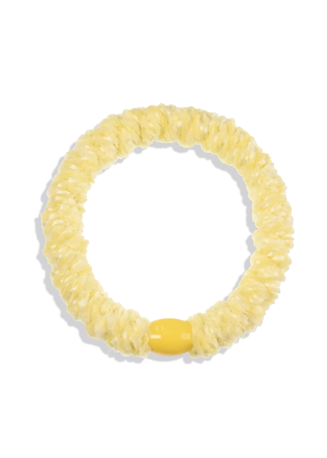 KKNEKKI Original Hair Tie — Velvet Light Yellow