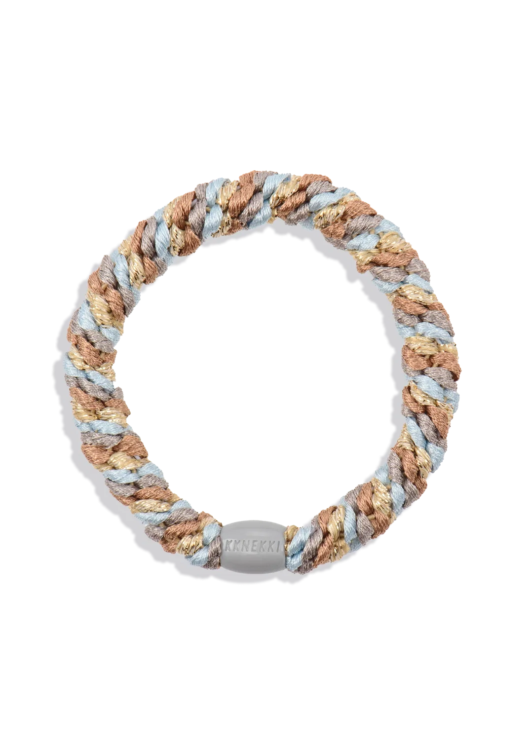 KKNEKKI Original Hair Tie — Nougat Baby Blue Mix