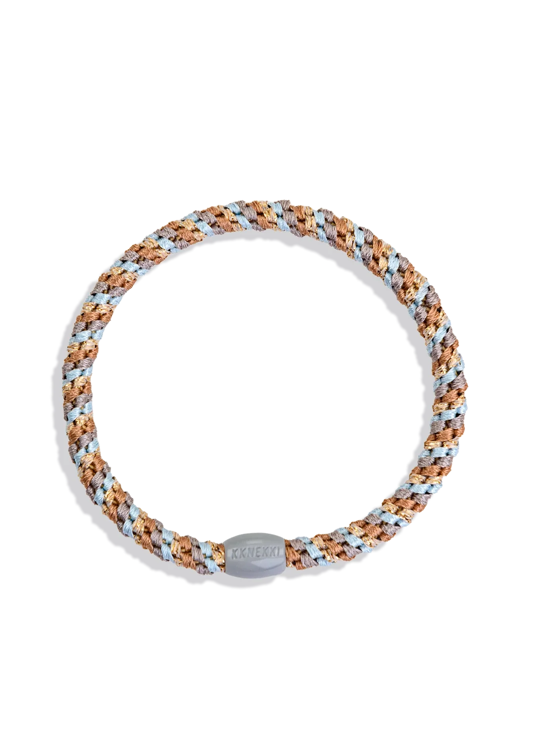KKNEKKI Original Hair Tie —  Slim Mix Nougat Baby Blue