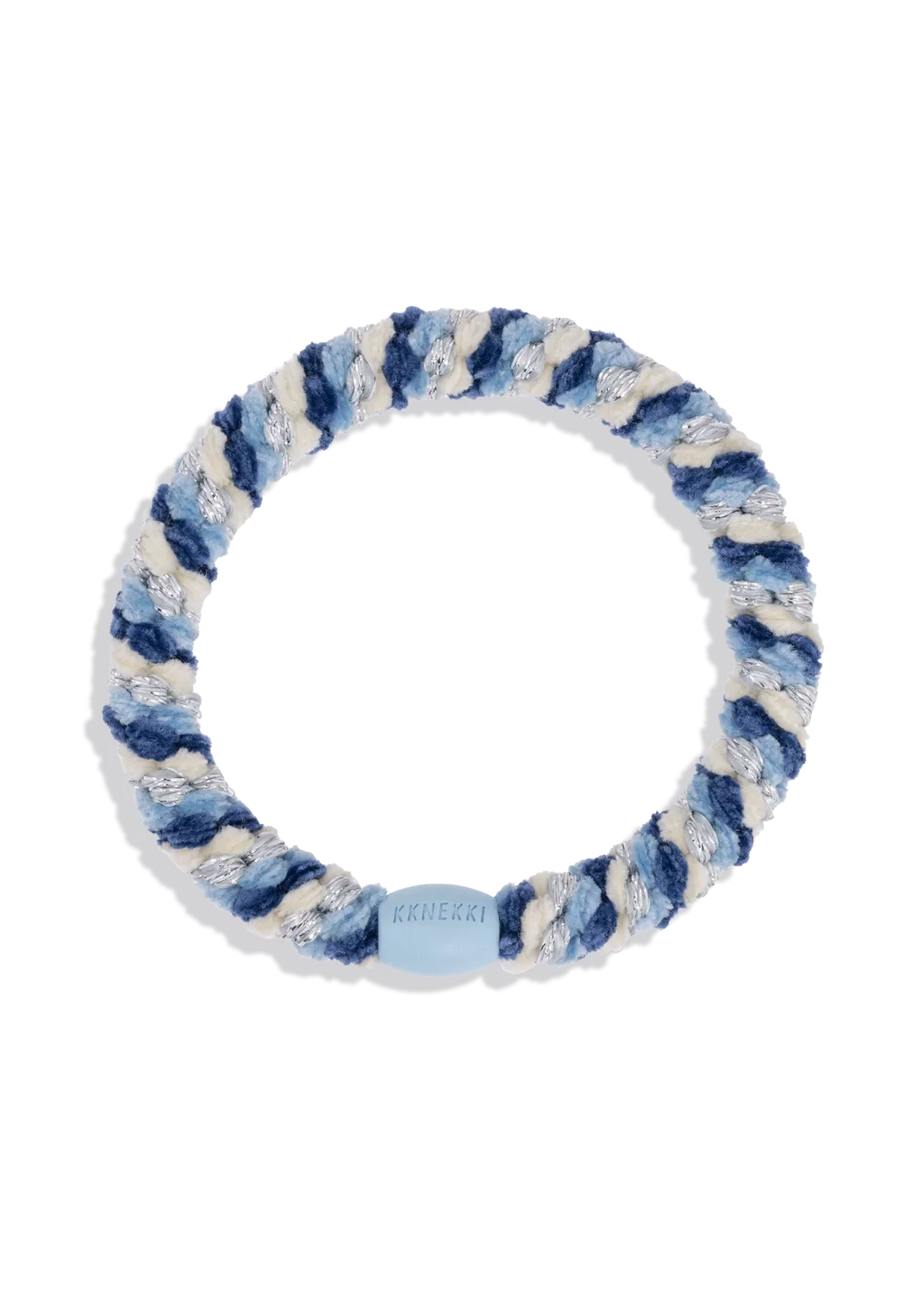 KKNEKKI Original Hair Tie —  Mix Blue Silver