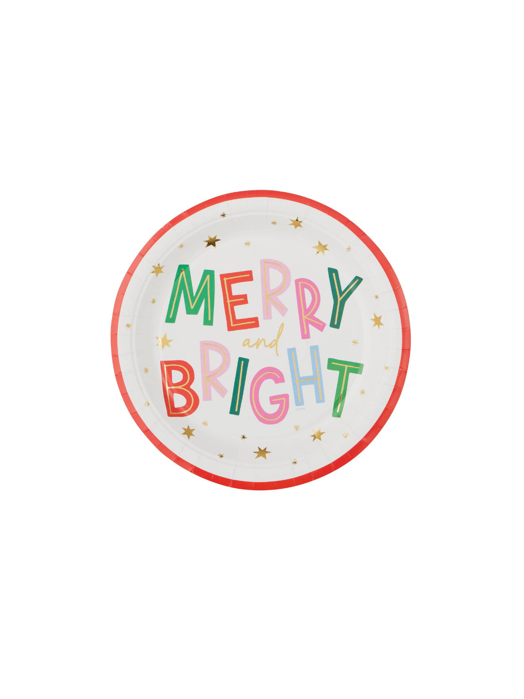 Merry Round Paper Plates – Pack of 10