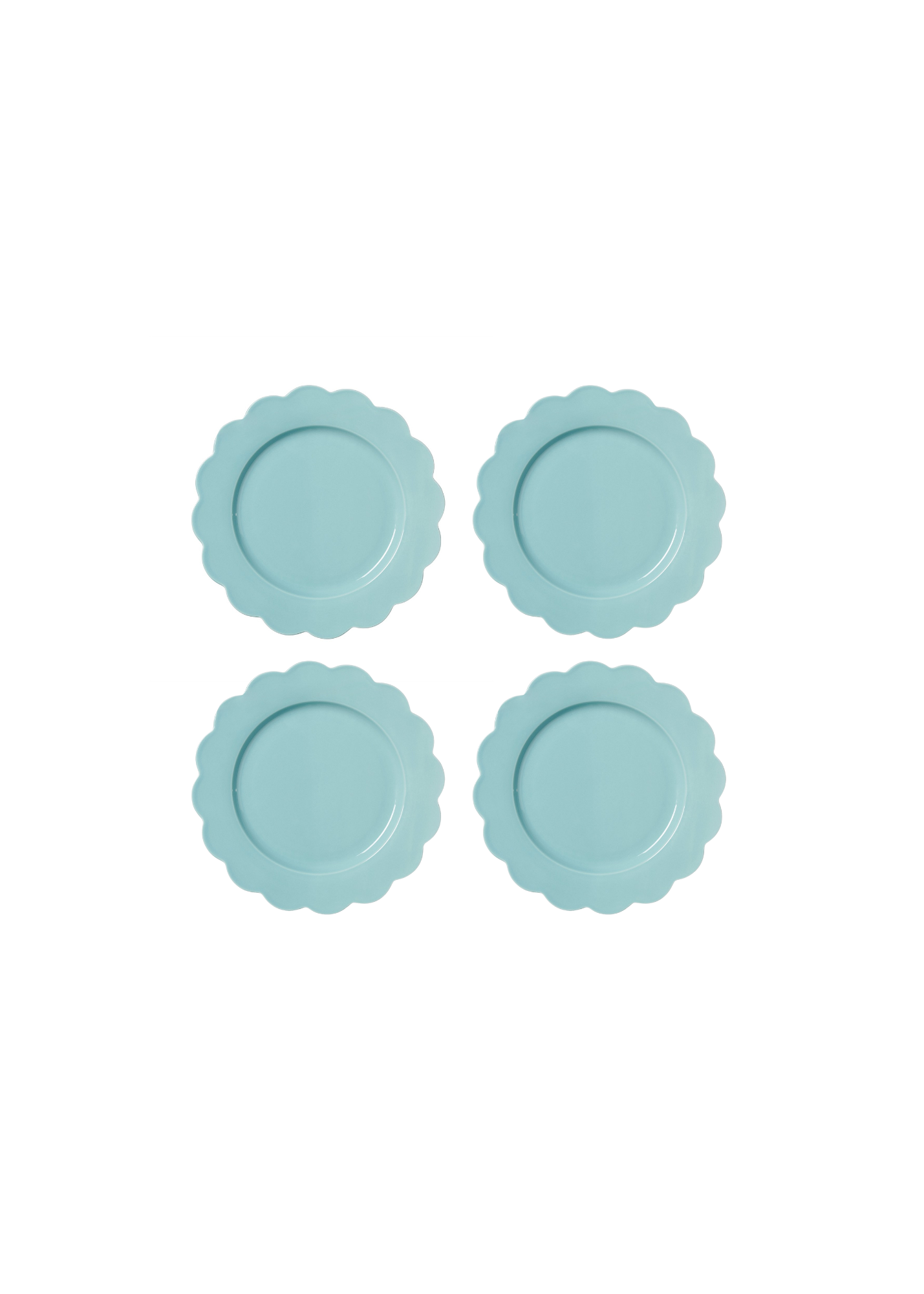 Blue Small Dinner Plate — Set X4