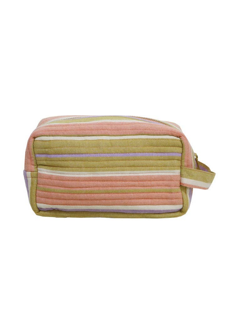 Miami Stripe Dopp Kit