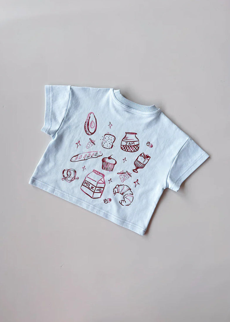 Breakfast Club Tee — Sky