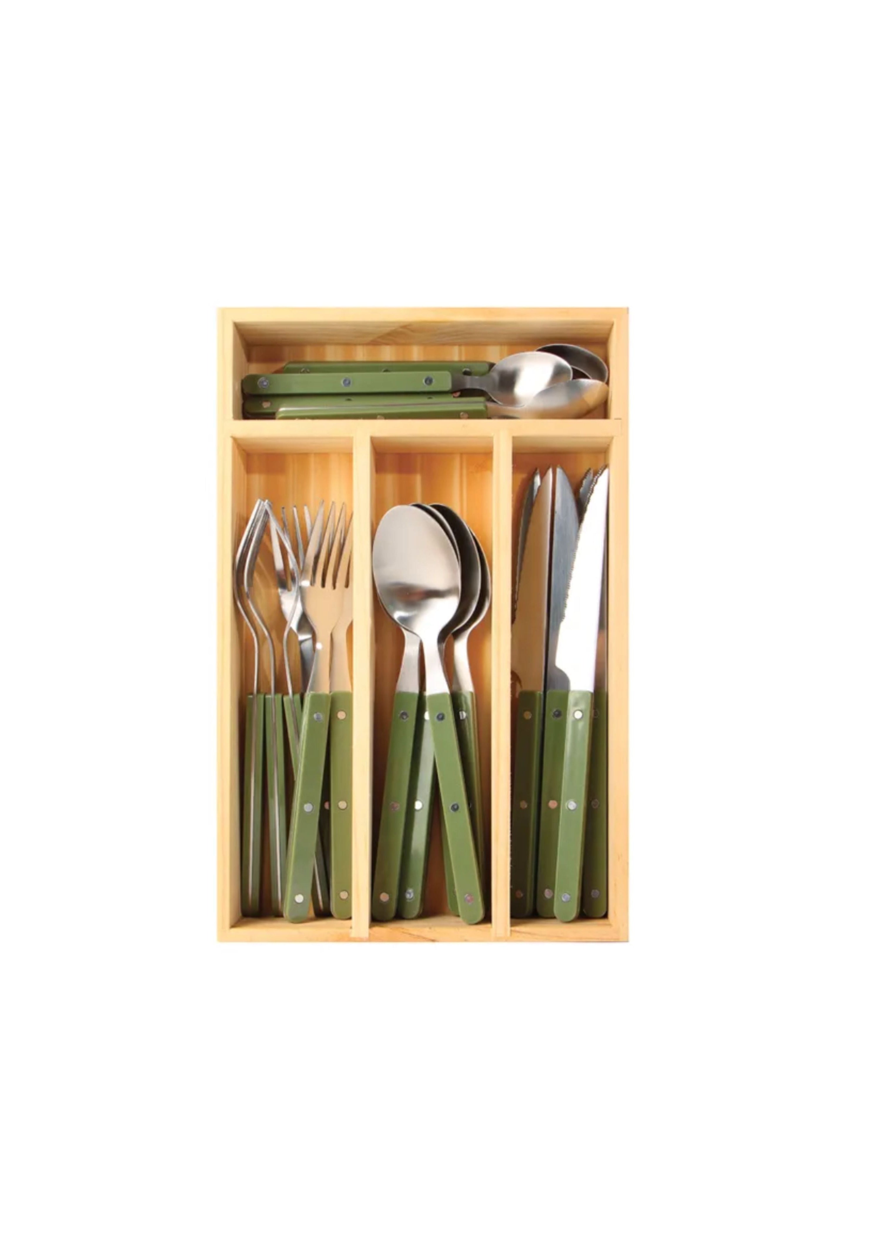 Remy Cutlery Set — Olive