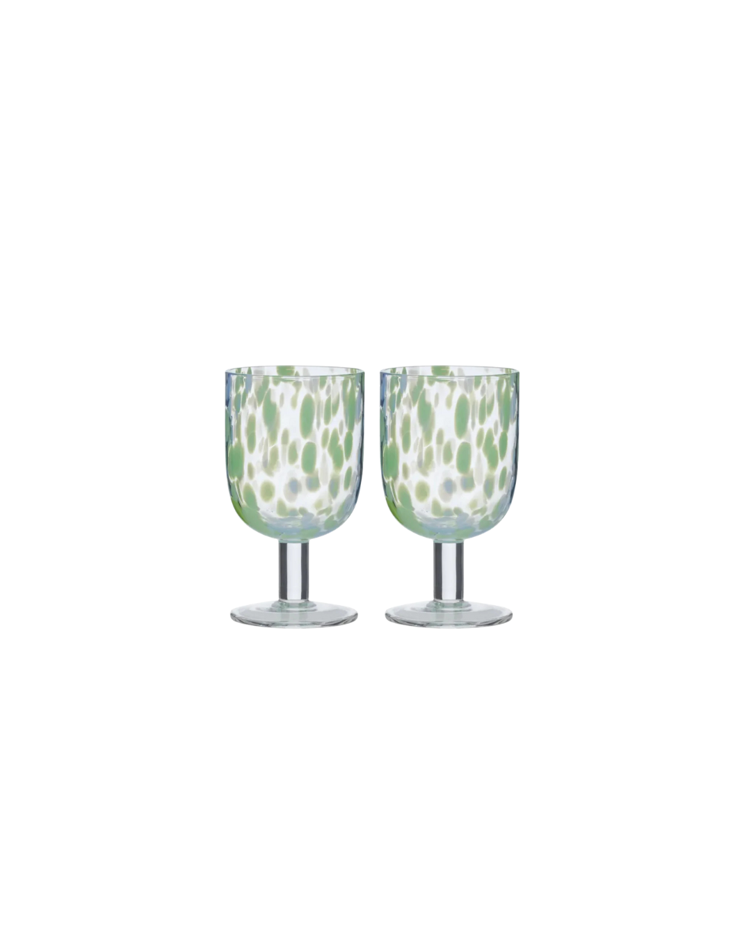 Freckle Glass Goblet — Set