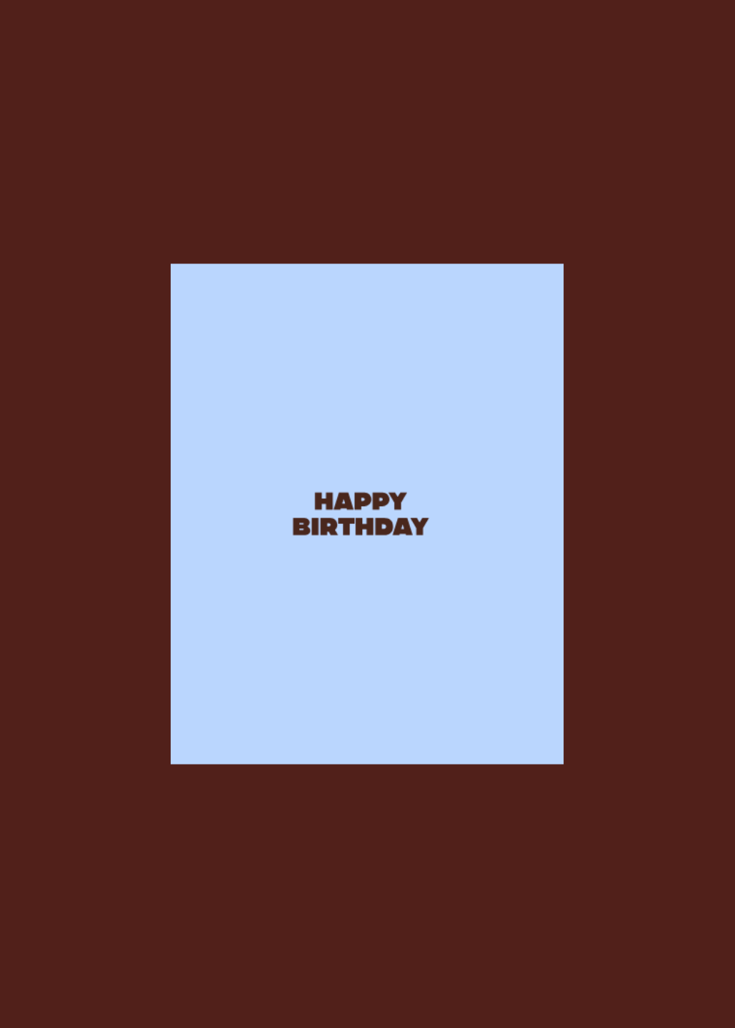 HAPPY BIRTHDAY — Mist