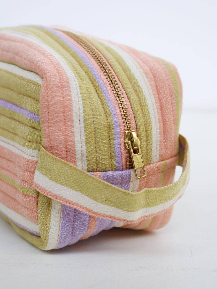 Miami Stripe Dopp Kit