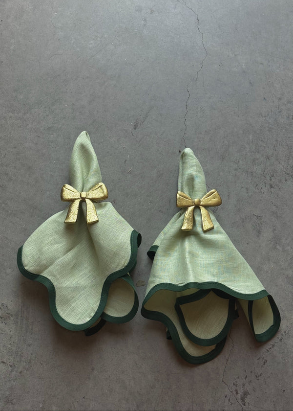 Metal Bow Napkin Ring