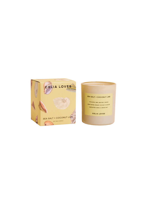 Sea Salt + Coconut Lime — 395g Candle