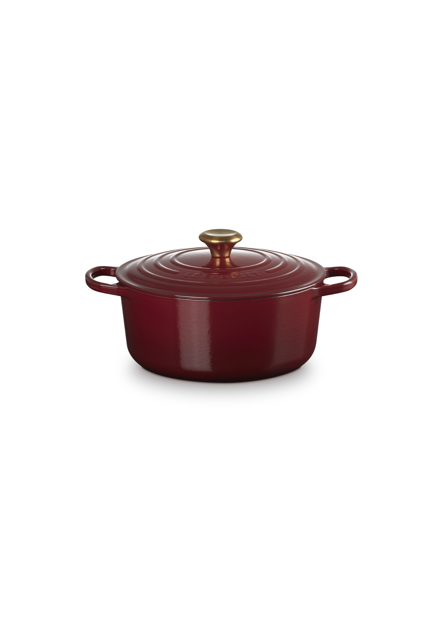 Garnet Cast Iron Round Casserole  — 26cm / 5.3L