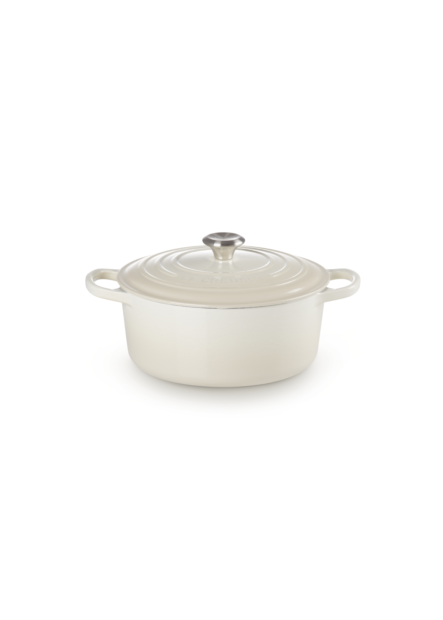Meringue Cast Iron Round Casserole — 26cm / 5.3L