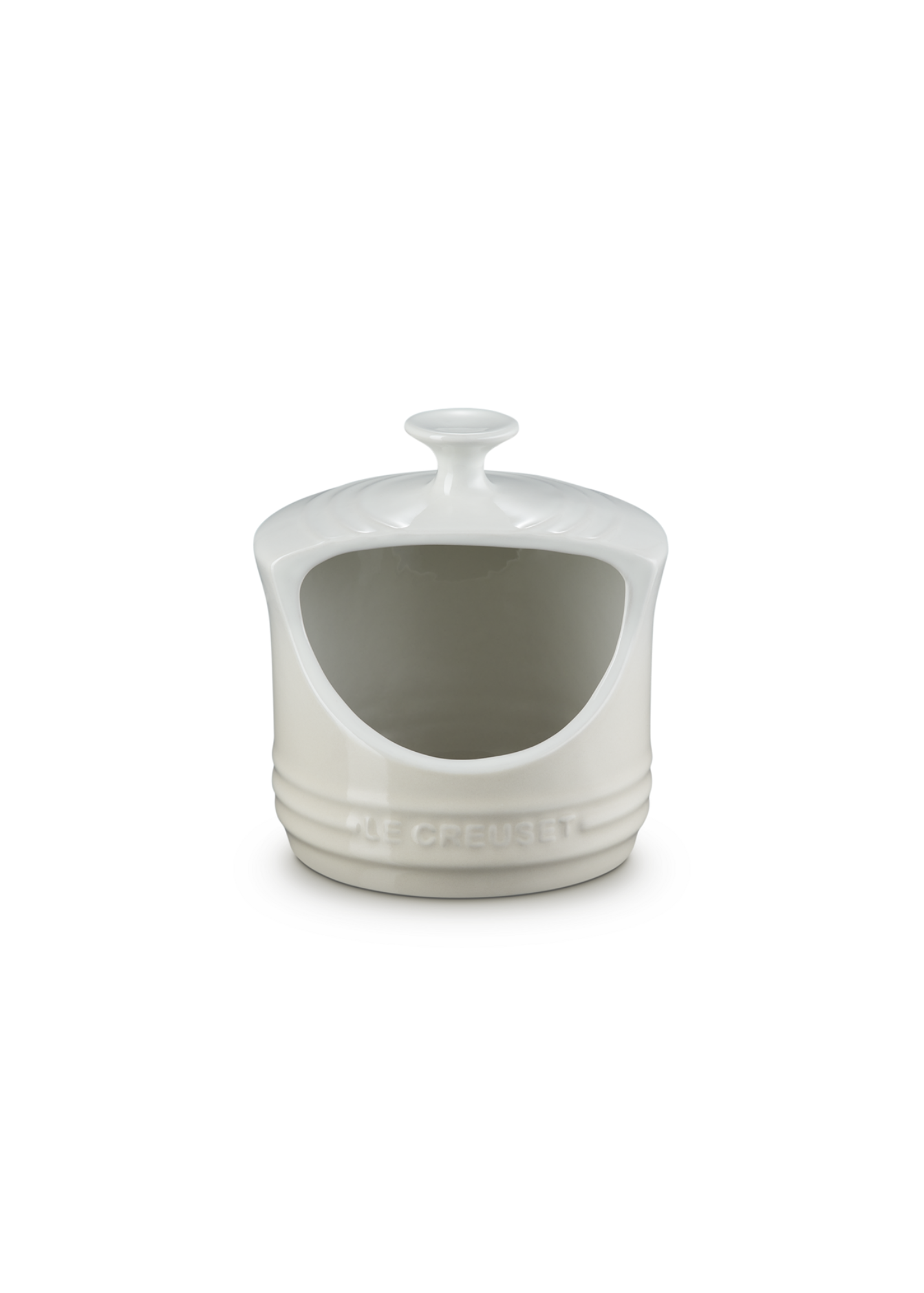 Stoneware Salt Pig — Meringue
