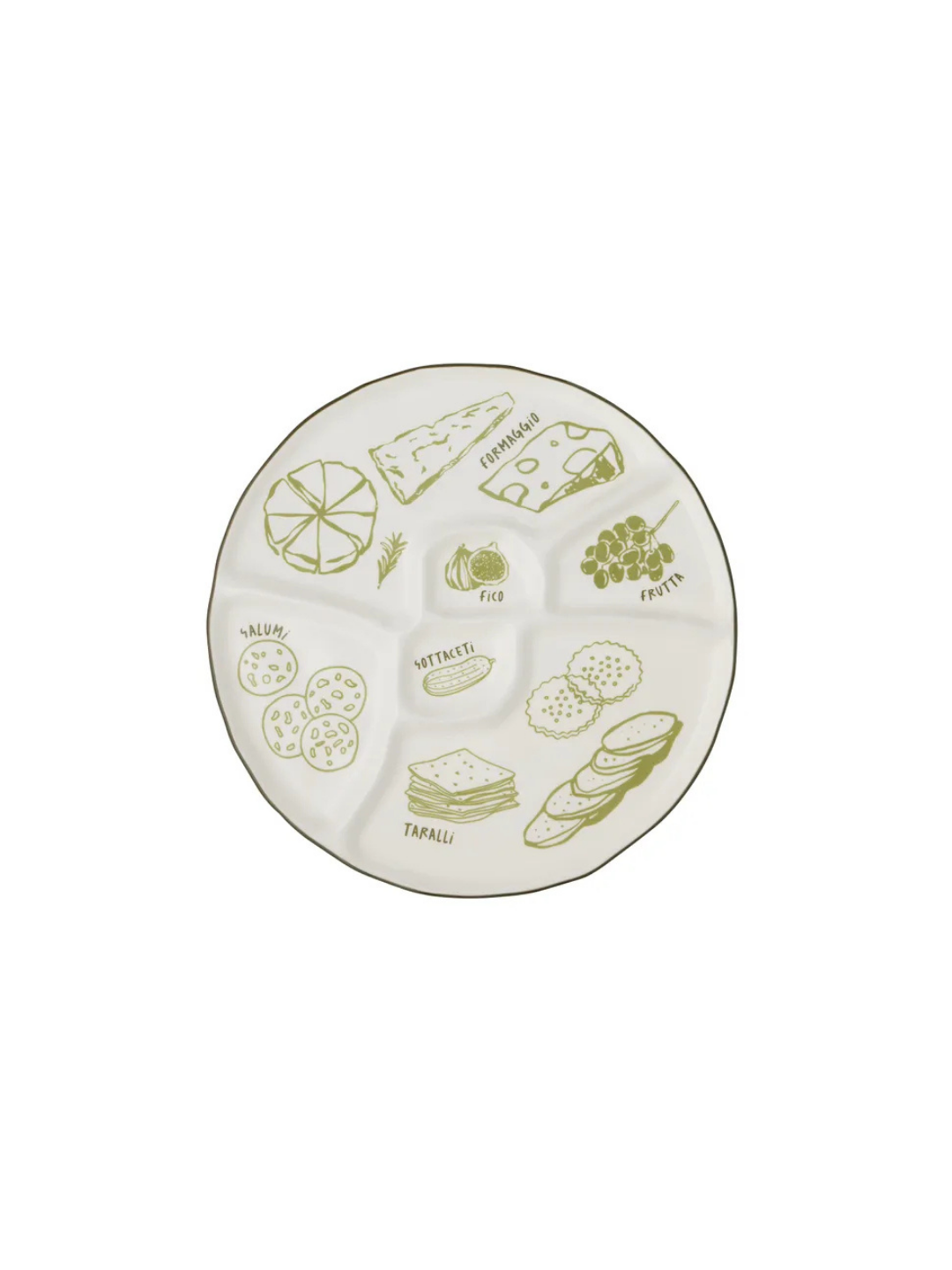 Deli Ceramic Cheese Platter  — IMperfect