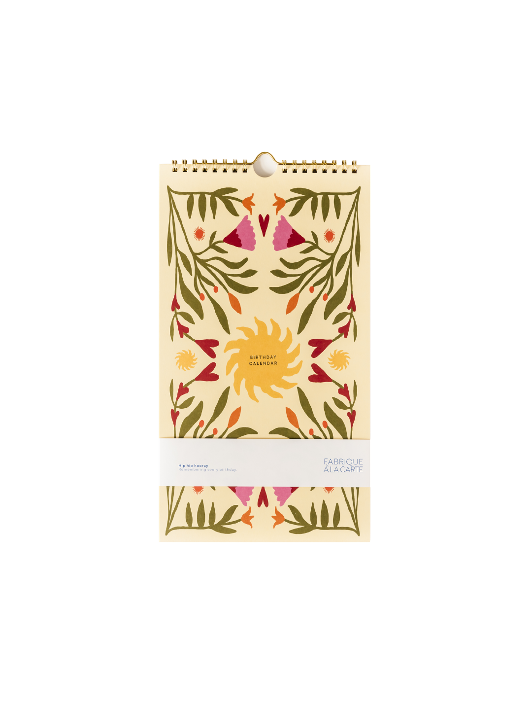 Birthday Calendar — Sun