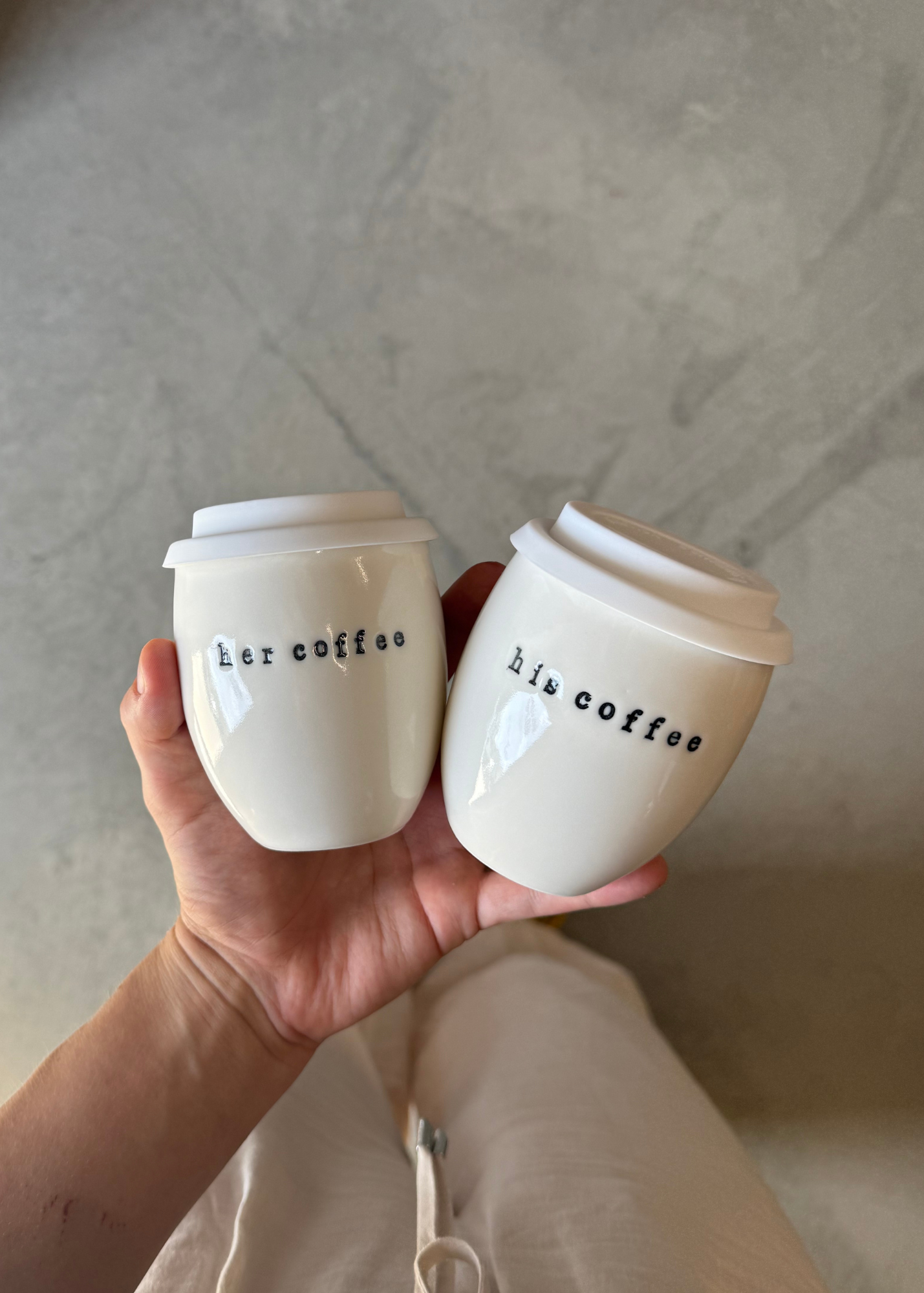 'His/Her Coffee' Mug — Regular