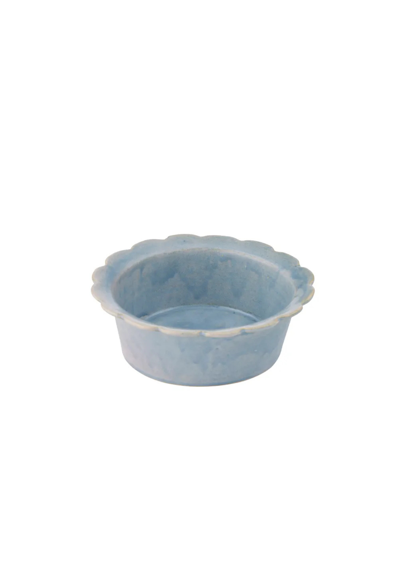 Tarty Round Ceramic Dish — Denim