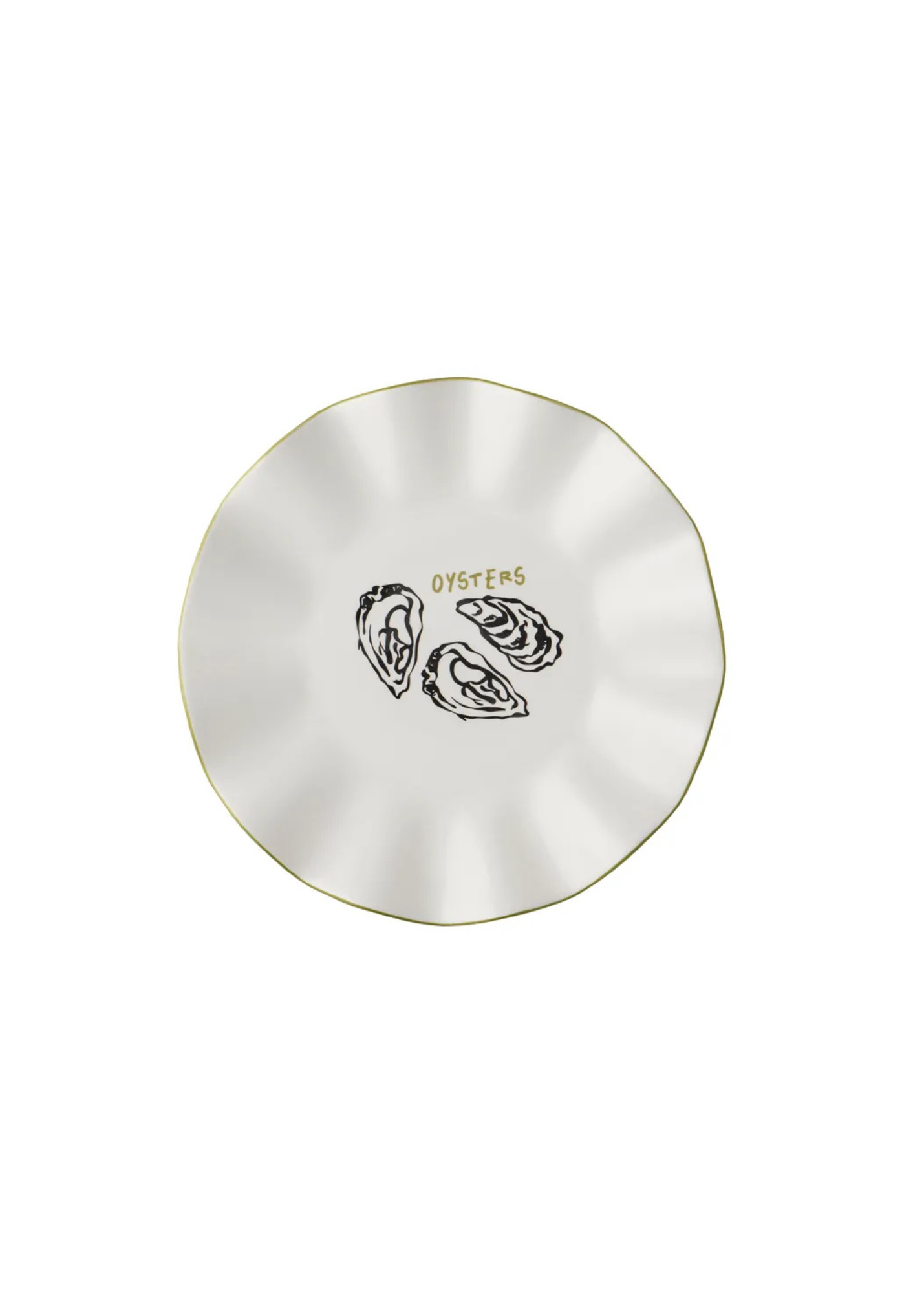 Mangiare Oysters Ceramic Platter
