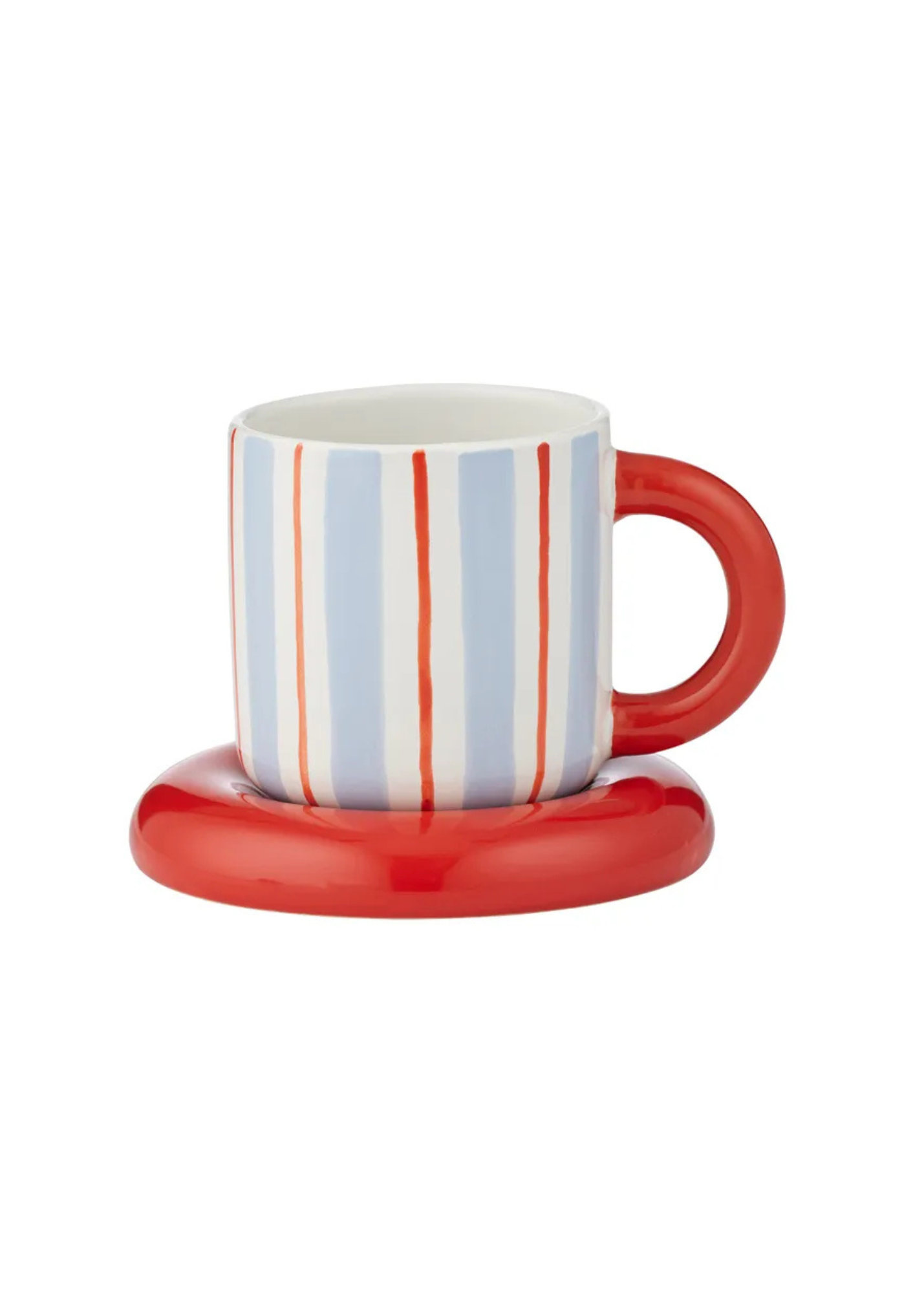 Ceramic Cup & Saucer — Sky