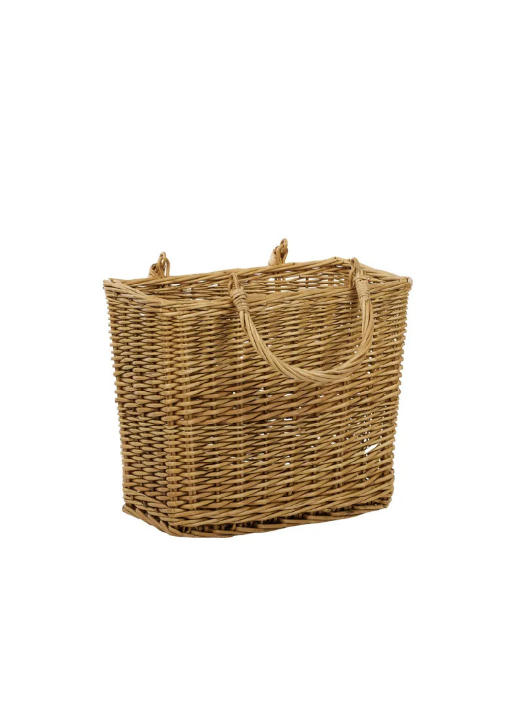 Leo Willow Shopping Basket – Natural