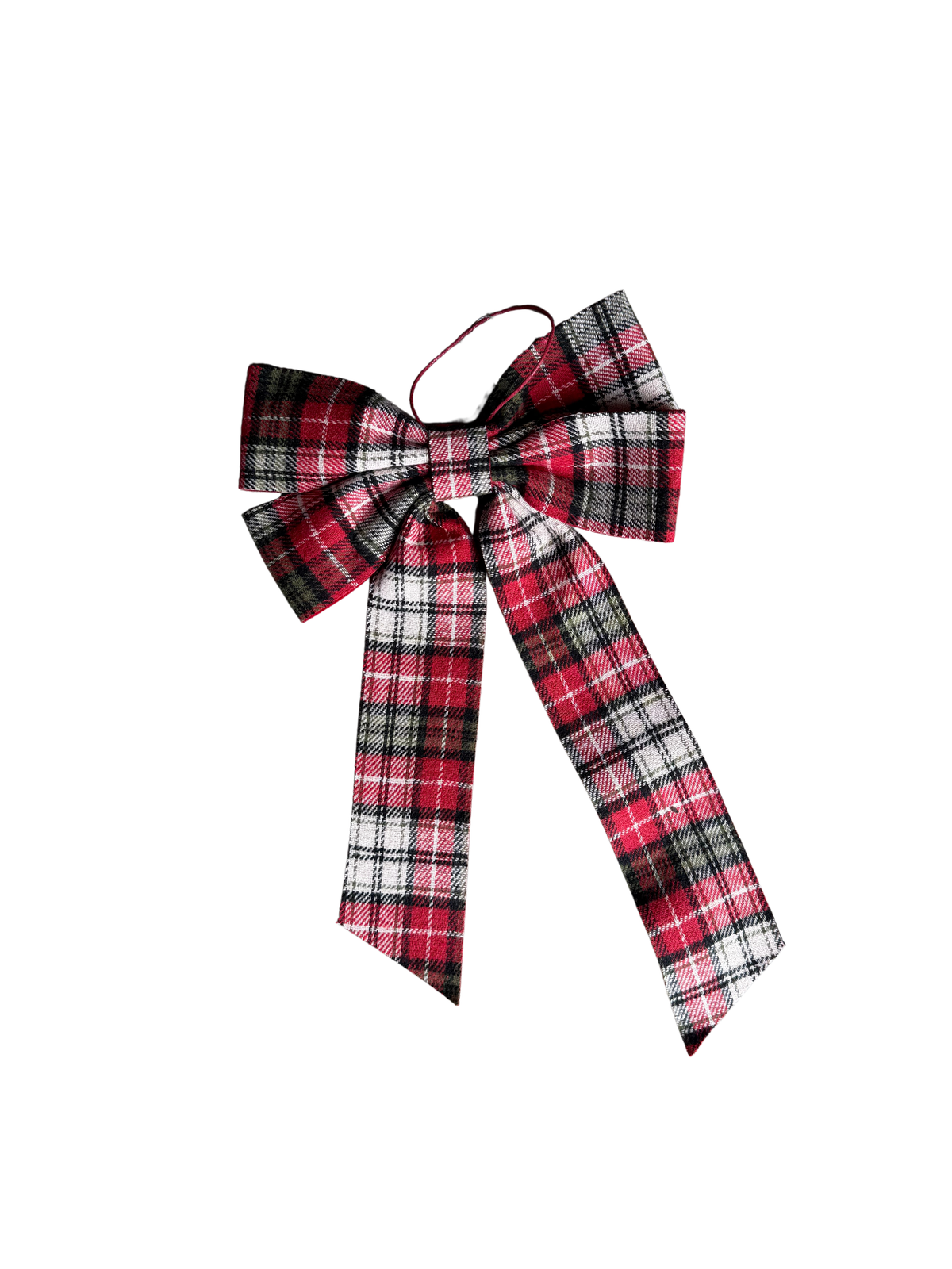 Festive Plaid Bow