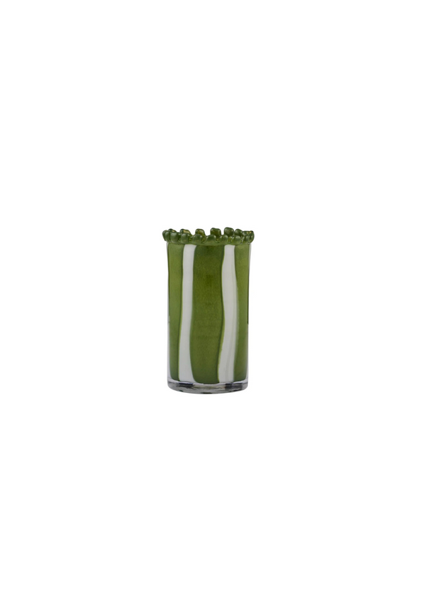 Pettine Stripe Glass Vase — Small
